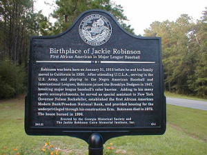 Markers_Grady_Birthplace of Jackie Robinson