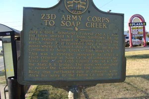23d Army Corps to Soap Creek