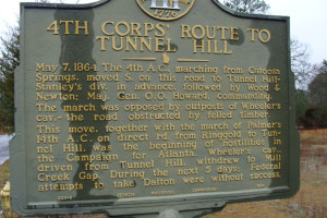 4th Corps' Route to Tunnel Hill