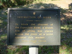 Obstruction of River