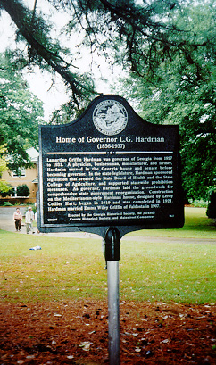 Gov. Hardman's Home Marker