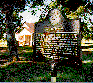 Red Hill School Marker