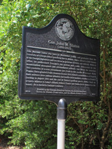 Gov. John M. Slaton historical marker