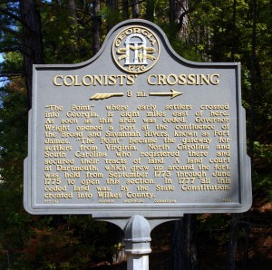 Colonists' Crossing Marker