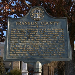 Franklin County Marker