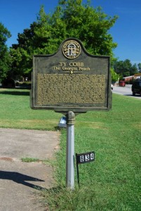 Ty Cobb Marker