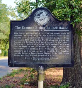 The Eastman-Bishop-Bullock House Marker