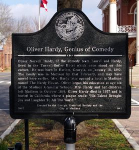 Oliver Hardy, Genius of Comedy Marker