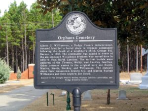Orphans Cemetery Marker