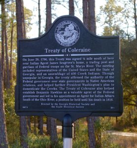 Treaty of Coleraine Marker