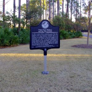 Point Peter Battery and the War of 1812 Marker