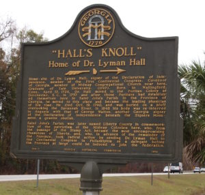 "Hall's Knoll:" Home of Dr. Lyman Hall
