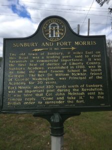 Sunbury and Fort Morris