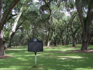 St. Simons Park Marker