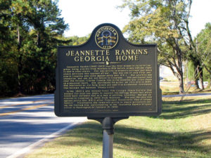 Jeannette Rankin marker