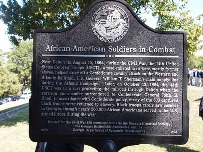 African-American Soldiers in Combat historical marker