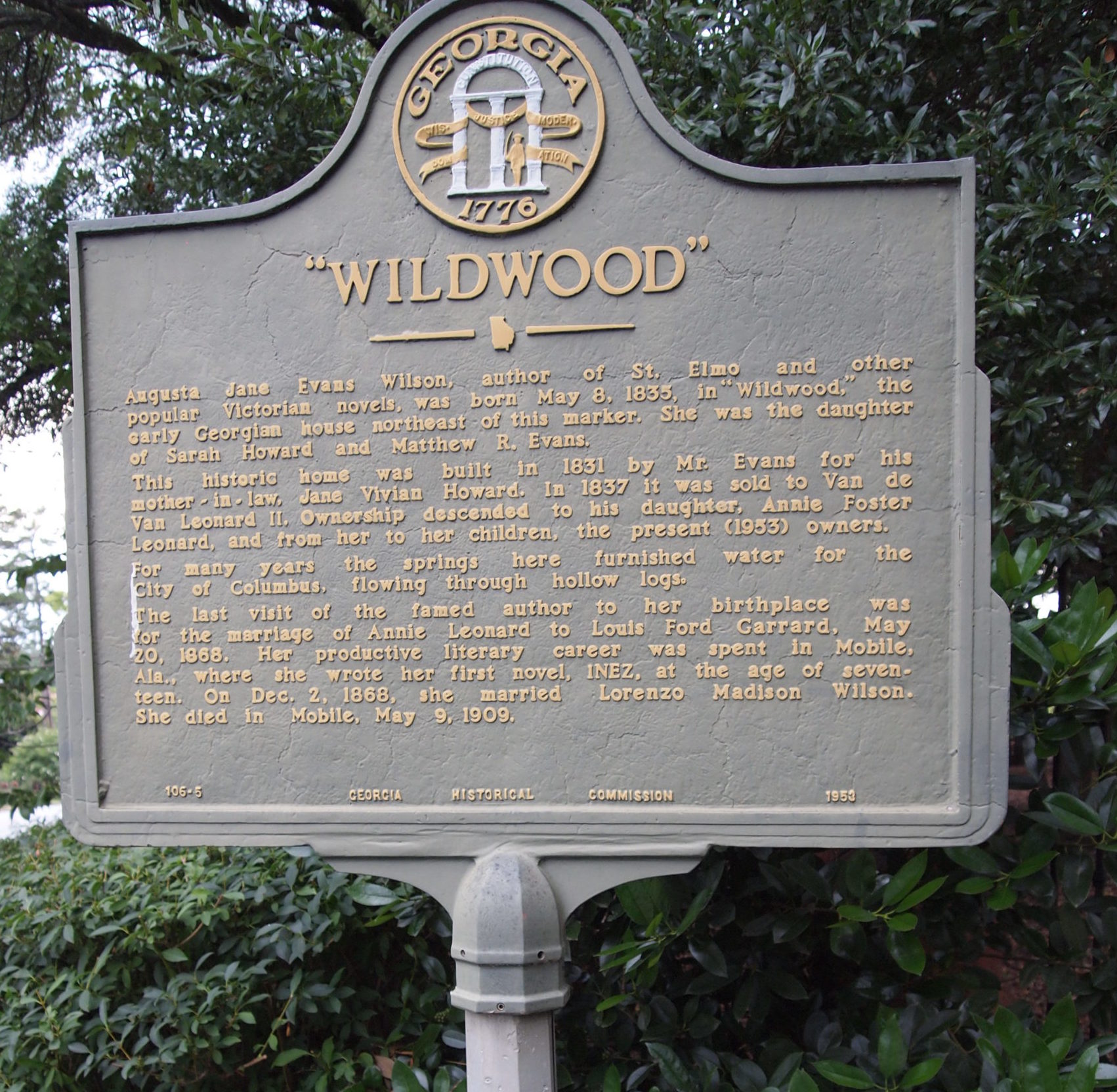 “Wildwood” Historical Society