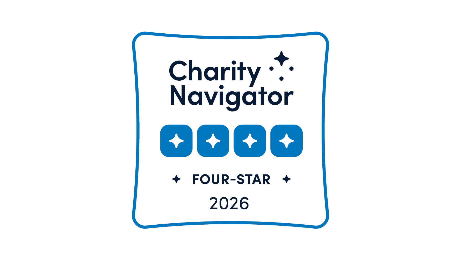 Charity Navigator Four Star Rating Badge