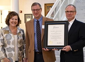 John Inscoe Award presentation at Reinhardt University