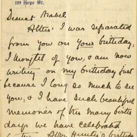 From Juliette Low to her sister Mabel, 1916.From the Gordon Family papers, MS 318.