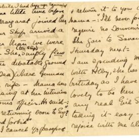 From Juliette Low to her sister Mabel, 1916.From the Gordon Family papers, MS 318.