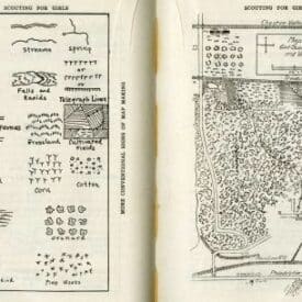 Copy of RB HS3353 GA A25 1920 Girl Scout Handbook 1920, 007 map-making 3