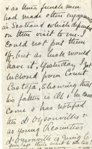 Juliette Gordon Low to William Washington Gordon, August 1911. From the Gordon Family papers, MS 318.
