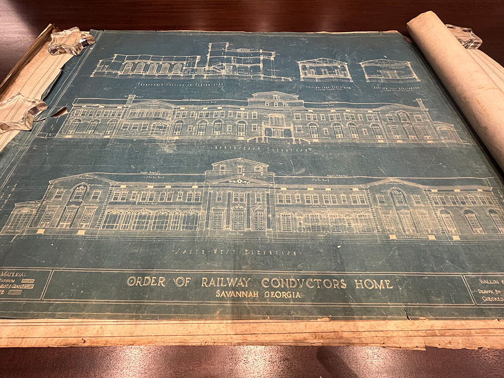 5.	GHS 1363, Cletus W. and William P. Bergen architectural drawings, 1907-1975. Georgia Historical Society, Savannah, Georgia. Courtesy of Morgan Eng.