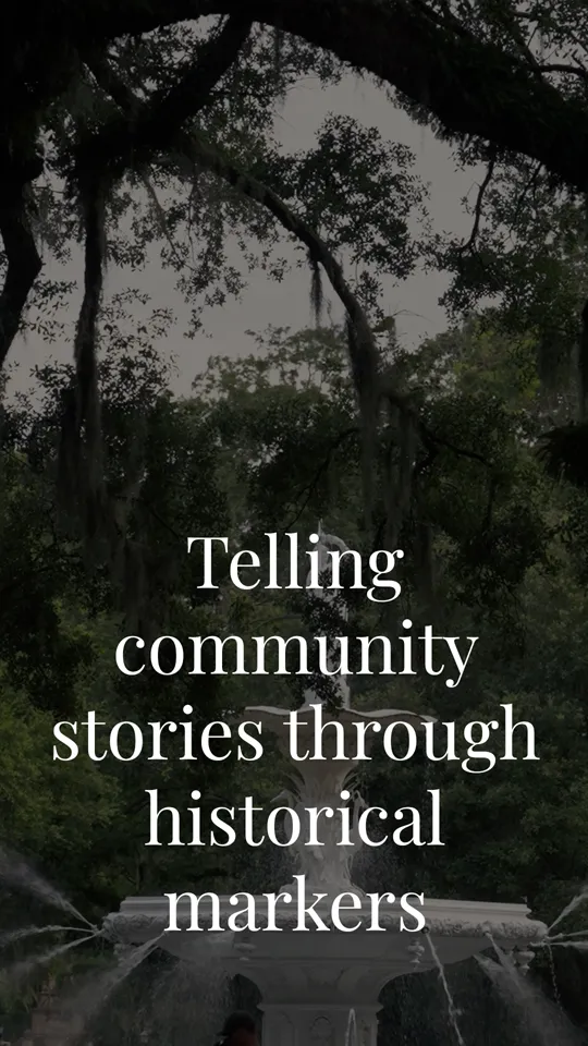 Telling community stories through historical markers